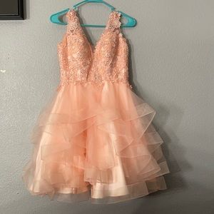 Salmon/pink dress
